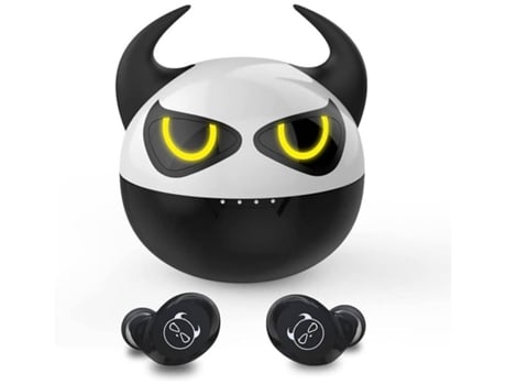 Auriculares Bluetooth True Wireless ENZONS Niños inalámbricos Halloween Cute Little Devil para niños Adultos Reducción de ruido 5.0 Prueba