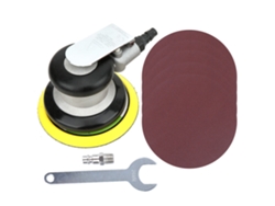 Lijadora Neumática De 5 Pulgadas Con 5 Discos De Lijado, Conector Americano, Máquina Pulidora.