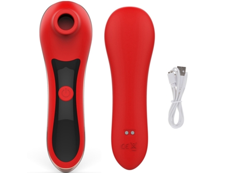 Mini vibrador de silicona suave para mujer (rojo) YIZHOOD