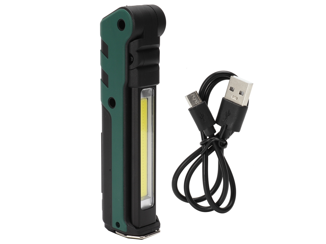 Linterna Usb Portátil Plegable Para Reparación De Automóviles, Luz Trabajo Led Emergencia Con Imán.