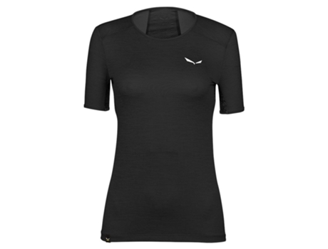 Camiseta de Mujer SALEWA Puez Graphic Dryton Negro (S)