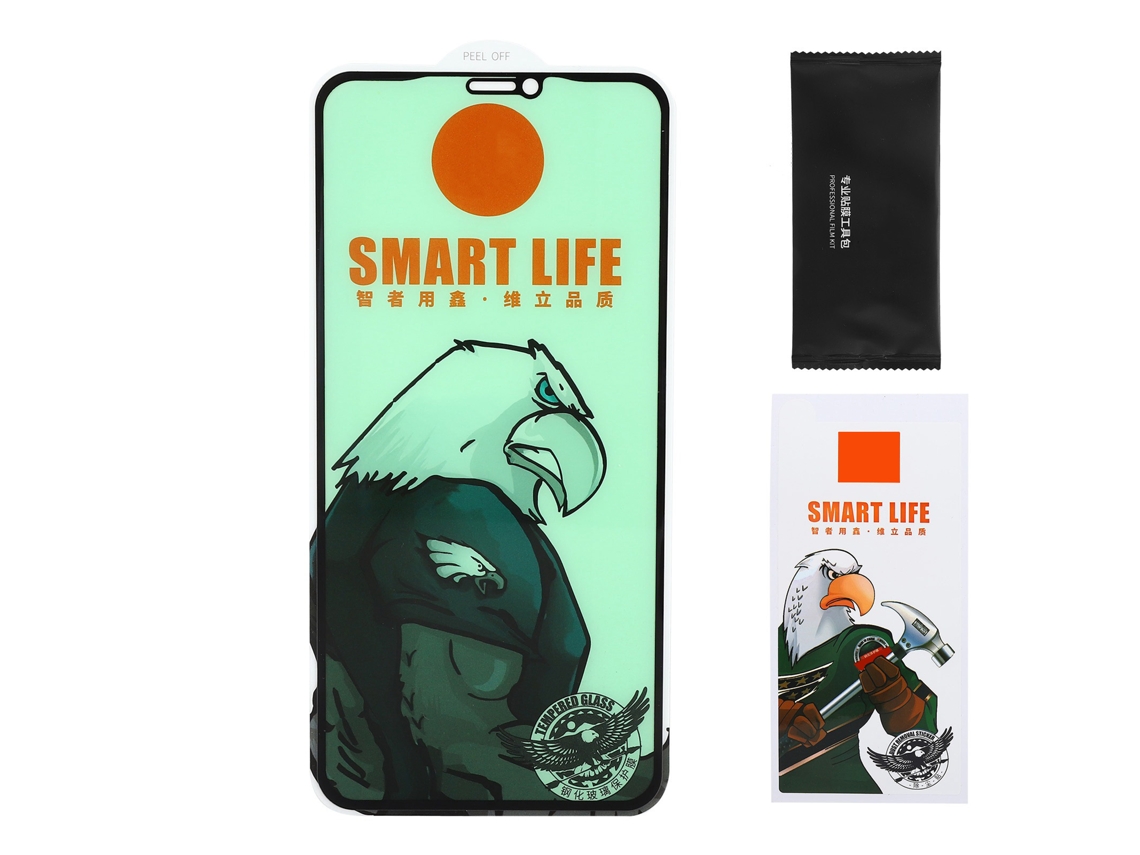 Protector De Pantalla De Vidrio Templado Con Protección Ocular De Luz Verde Para Iphone 12 Pro Max