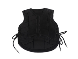 Chaleco de seguridad cómodo y protector para niños y niñas, ideal para entrenamiento de equitación (CS)
