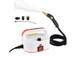 Limpiador A Vapor Portátil De 1500 W Y 3,5 Bares De Alta Presión, 6 Velocidades Y 3 Cepillos Para El Hogar Y El Coche.