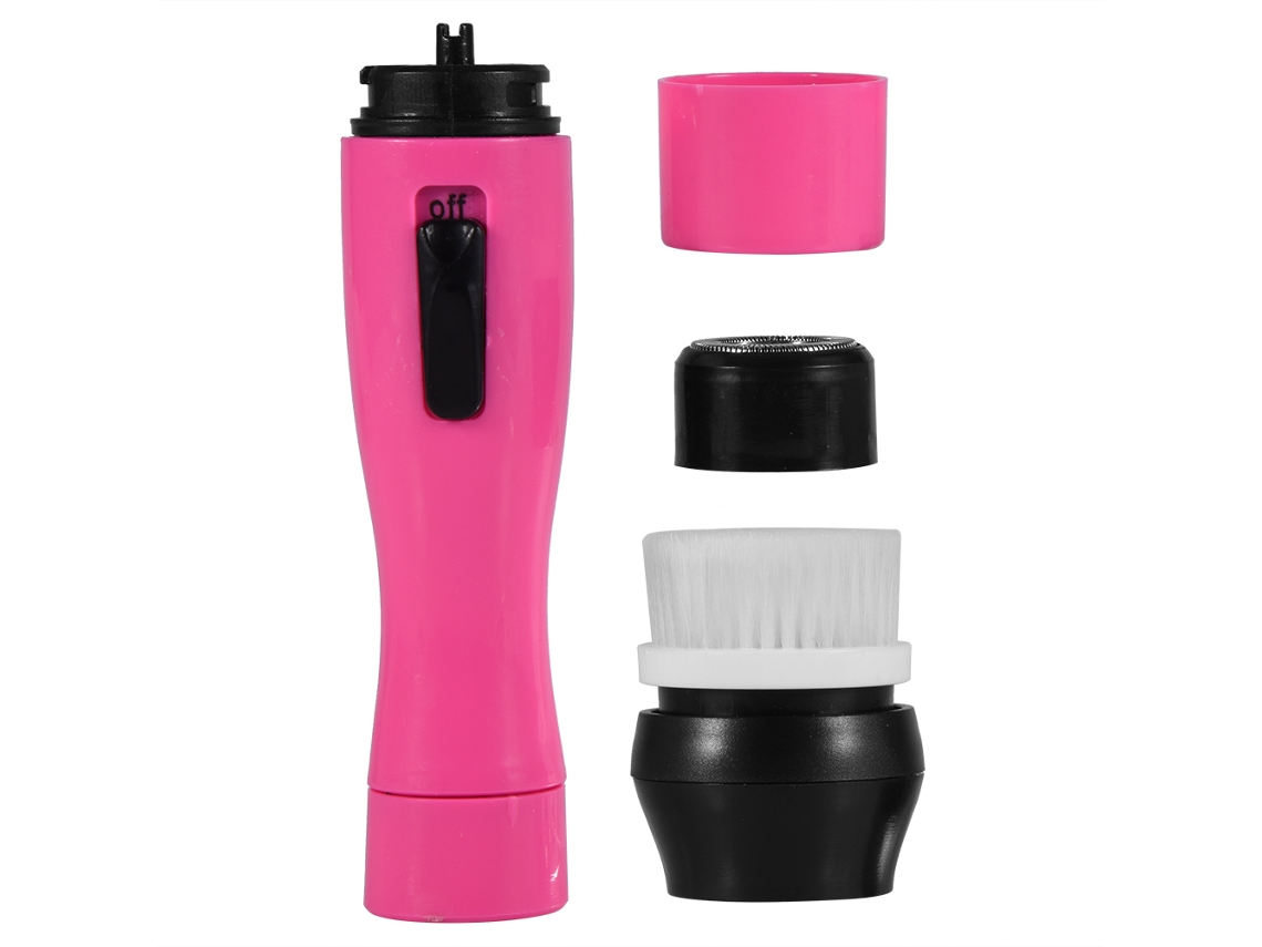 Kit 2 En 1: Depiladora Eléctrica Y Cepillo Limpiador Facial Para La Depilación Corporal Femenina.