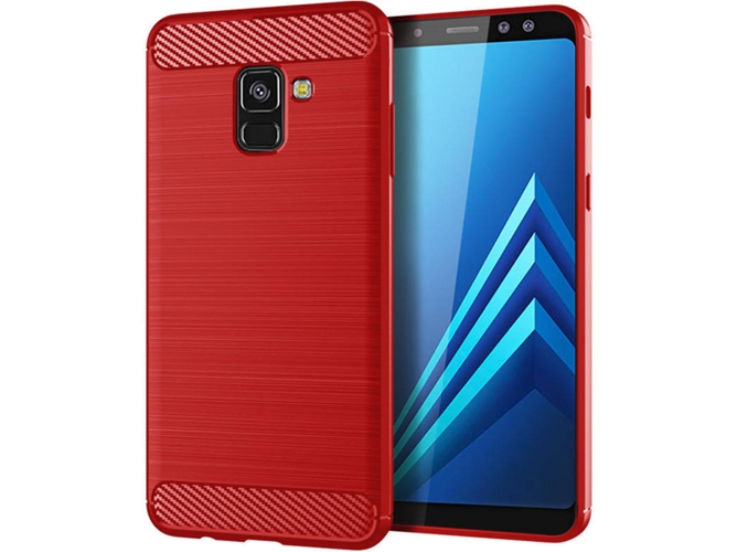 Carcasa Samsung Galaxy A8+ 2018 Protective Rojo