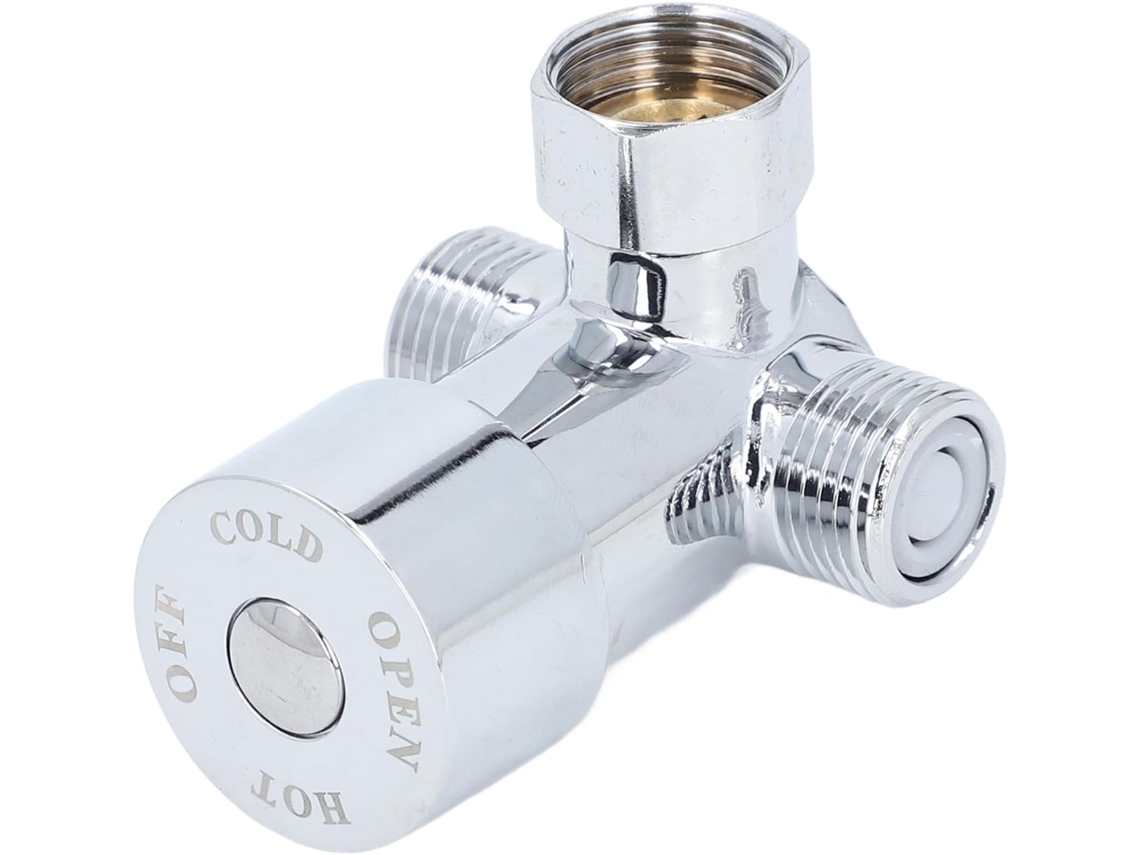 Mezclador De Temperatura De Agua De Latón G1/2 Con Válvula Antirretorno, Funcionamiento