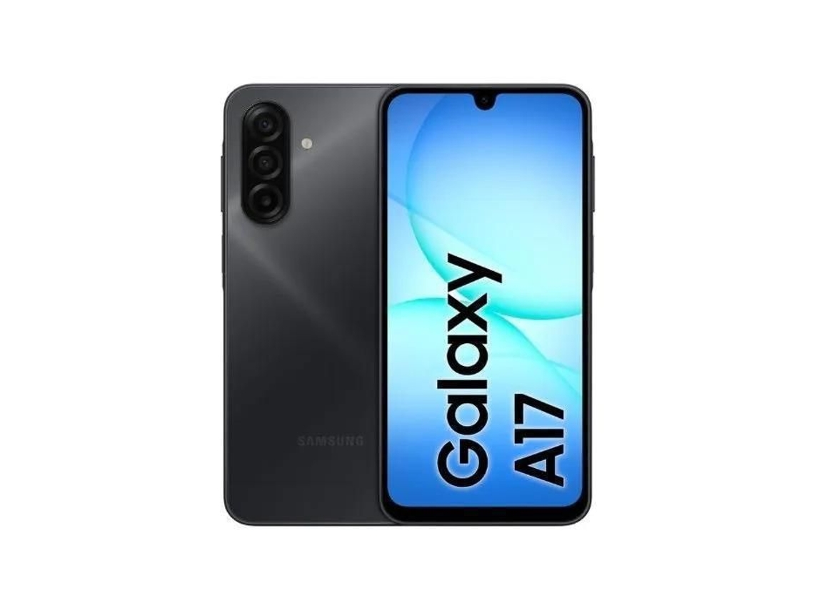 Smartphone Samsung Galaxy A17 4G Dual SIM negro de 4+128 GB - Versión para Oriente Medio (compatible con Francia, Suecia, etc.)