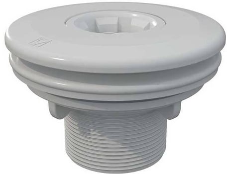 Boquilla Norm Para Piscinas Liner SUINGA Conexión Exterior Rosca Macho 2" (Blanco)