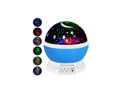 Proyector de luz de cielo estrellado de ensueño romántico lleno de estrellas atmósfera esférica luz nocturna Led para niños HHZ