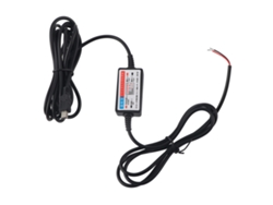Conversor Mini Usb 12v Para 5v Com Proteção De Baixa Tensão E Cabo De 3m Para Carro