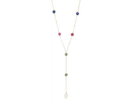 Joyas Oro 8K – Collar en Oro con Circonias Louna