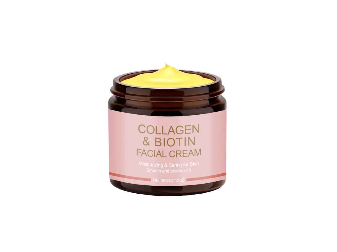 Crema hidratante con colágeno para una piel sana