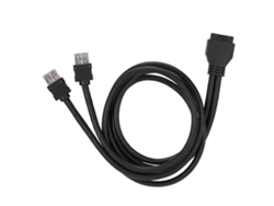 Cabo De Painel Frontal De Placa-mãe Para Desktop Usb3.0 19/20pin Com Pés Fixos (0.8 M)