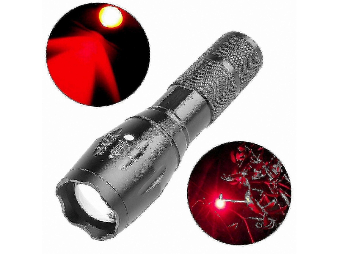 Dispositivo de terapia de luz roja para el cuidado de la salud ocular - Linterna con enfoque ajustable para la mejora de la visión.