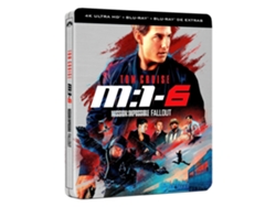 Blu Ray Misison Impossible 6: Fallout Steelbook 4K Ultra Hd + Blu Ray Extras