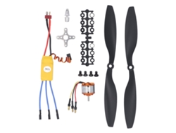 Kit De Motor Sin Escobillas A2212 13t 1000kv Con Esc De 30a Para Dron Cuadricóptero Rc 550