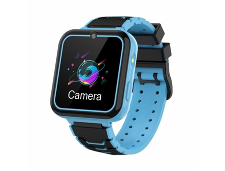 Smartwatch Y16 pars multilingües con pantalla ips teléfono con cámara de video con juegos de rompecabezas reproducción de música mp3 azul