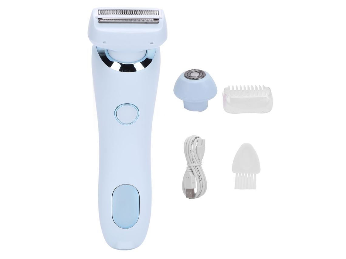 2026-afeitadora Eléctrica Para Mulher Depiladora Eléctrica 800mah Recortadora De Cabelo Para Axilas E Corpo Completo Azul
