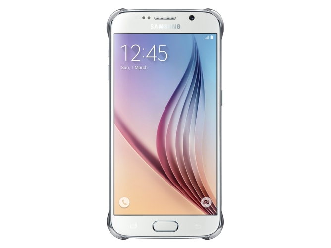 Carcasa SAMSUNG Galaxy S6 Clear Plateado