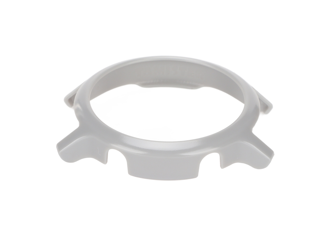 Capa Protetora Bumper De Borda Completa Anti-impacto Em Plástico Para Smartwatch Realme S Watch Cinza