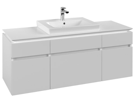 Módulo de lavabo Villeroy &amp Boch Legato B685 1400x550x500mm centrado en el lavabo