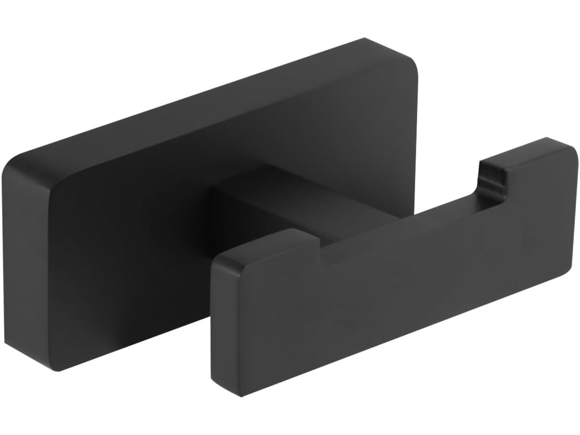 Ganchos De Pared Modernos De Cobre Negro, Gancho Práctico Sin Necesidad De Taladrar Para Ropa Y Baño.