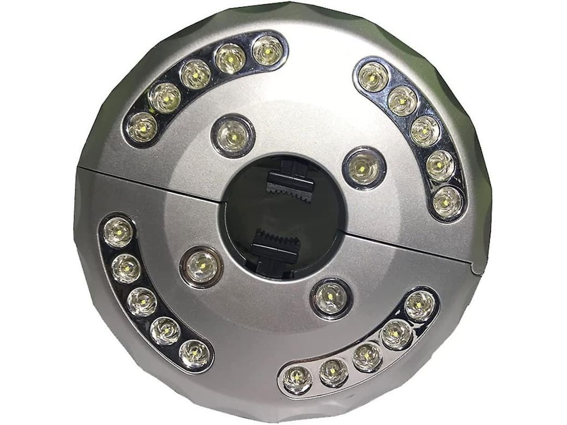 Luz Para Paraguas De Terraza Led, 24+4led Portátil Multifuncional Sin Cable Para Camping Y Exteriores