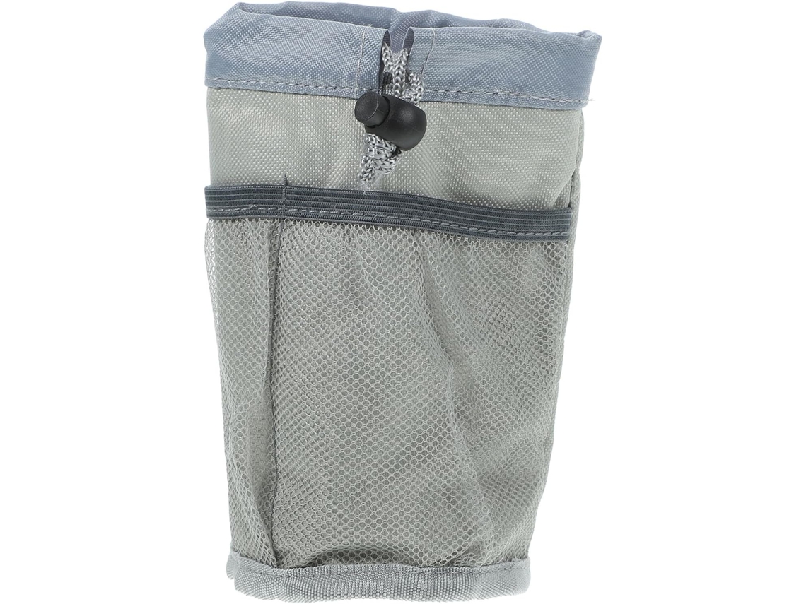 Portabotellas térmico, ideal para ciclismo, gris, con cierre de cordón - Slowmoose