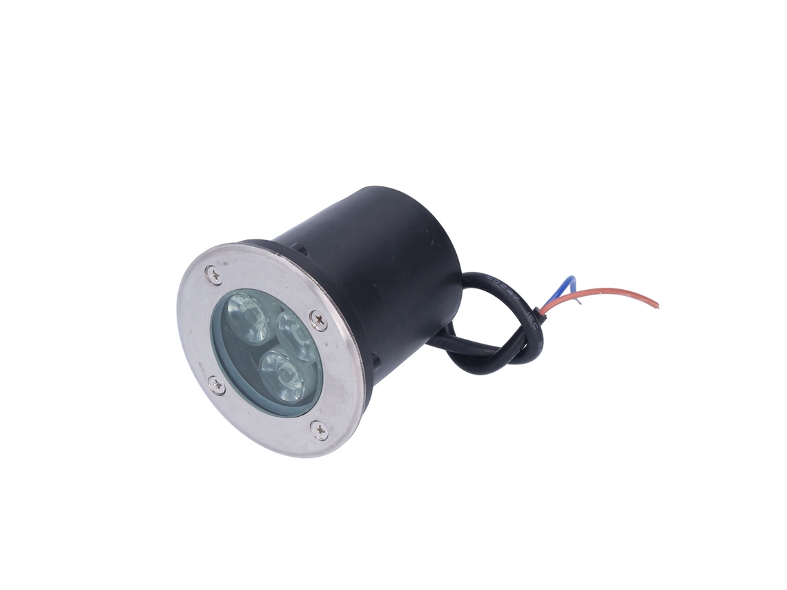 2026-as-light Lámpara empotrable impermeable de acero inoxidable, luz cálida, 24 V, para plazas, parques, jardines y caminos.