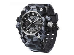 Reloj multifunción Sanda 3355 con camuflaje, despertador, reloj electrónico resistente al agua Hengrongshen