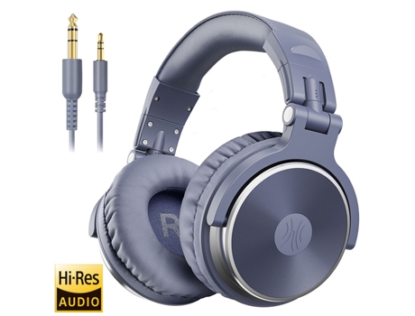 Oneodio Wired Professional Studio Pro DJ Auriculares con Micrófono sobre a oreja HiFi Monitor Música Auriculares para Teléfono PC