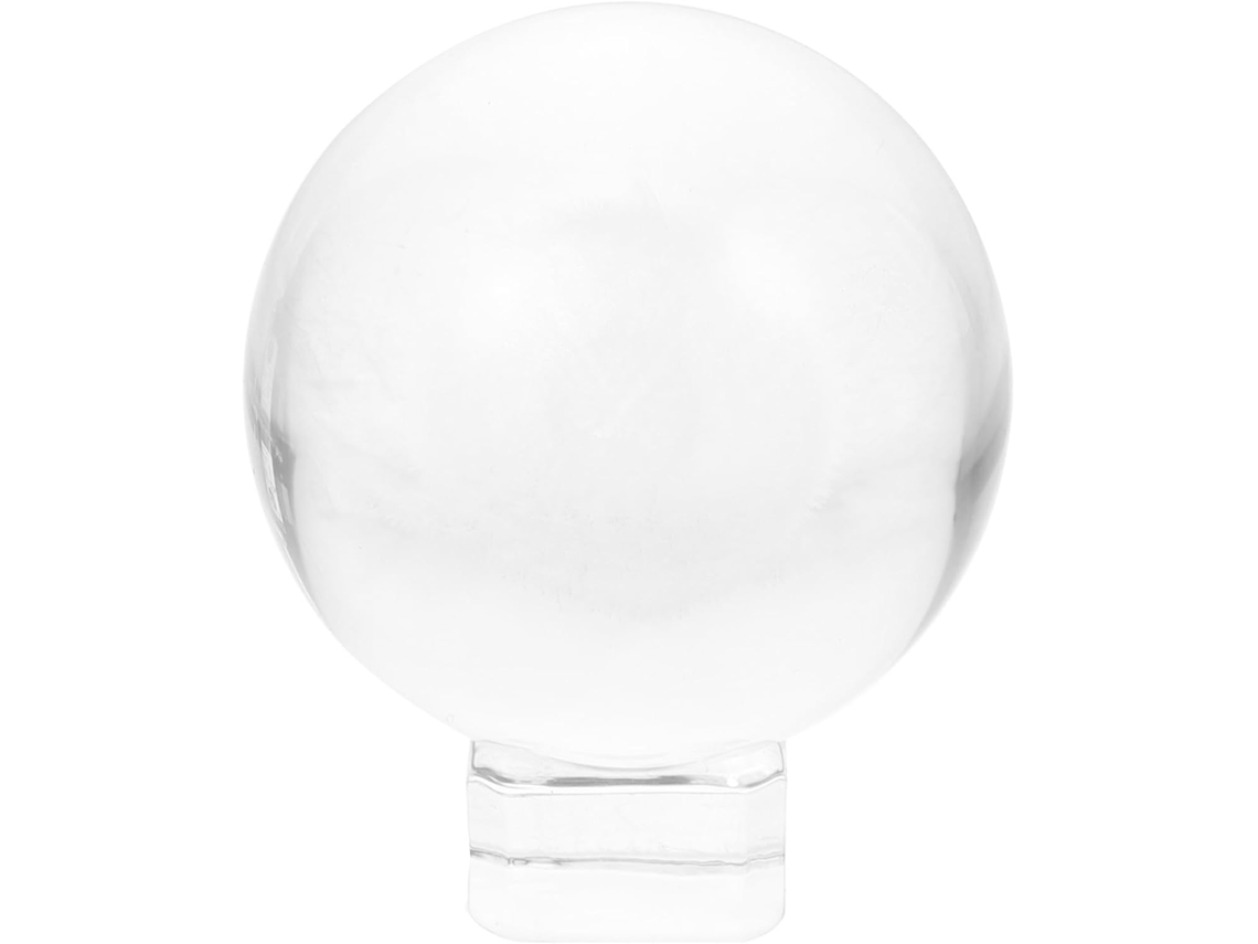 Delicada Cristal Soporte Decoración Elegante Moderna Estar Oficina Ilumina Forma Segura Interior Bola Sala