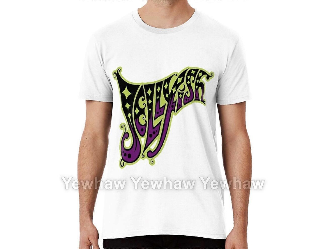 Camiseta con el logo de Jellyfish, Jellyfish Band Pop Music, I Want to Stay Home, Rosewell