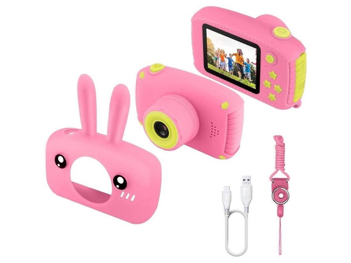 Minicámara Digital Recargable 2025 Para Niños, Hd 1080p, Con Pantalla De 2 Pulgadas, Resistente A Golpes Y Con Juegos Integrados.
