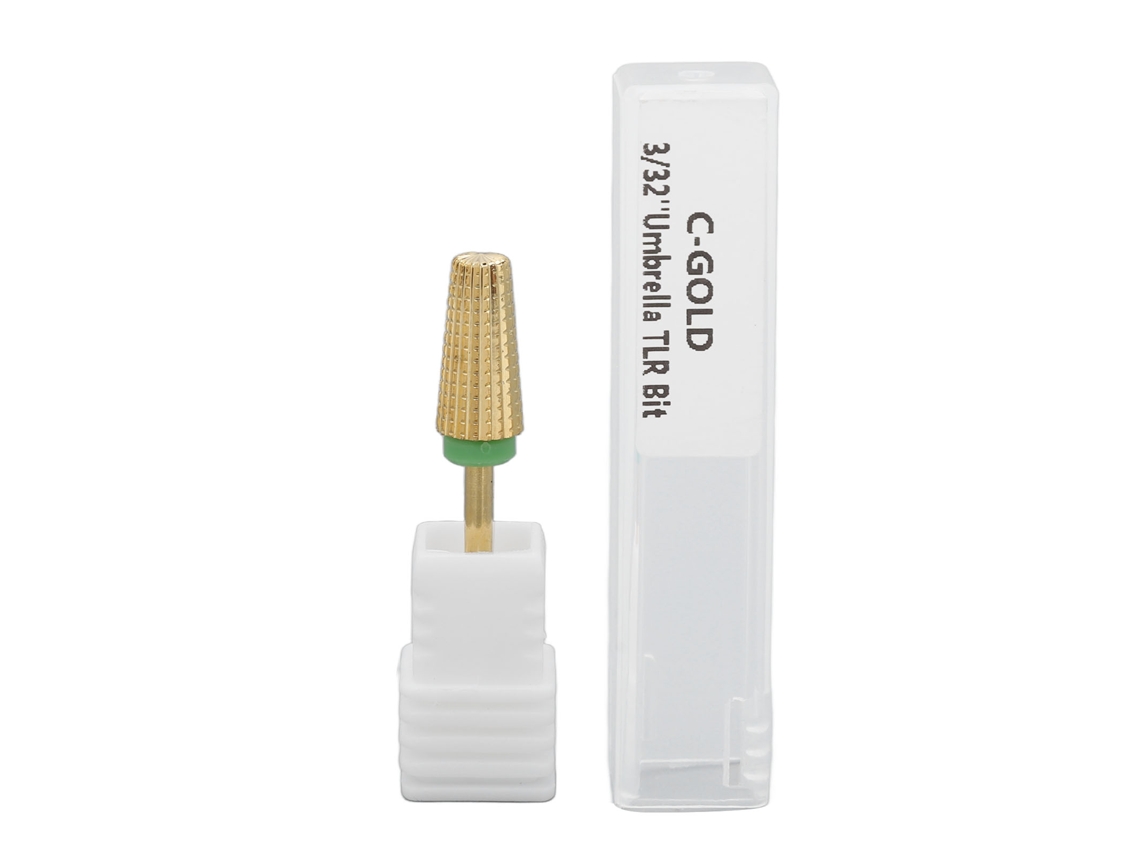 Broca Eléctrica Para Uñas De Acero De Tungsteno Con 3 Dientes Para Eliminar Pegamento De Uñas, Cutículas Y Pulir.