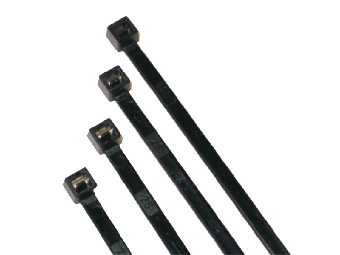 Abraçadeira de Nylon 100 Unidades Prateado 4.8 X 200 Mmmvtek