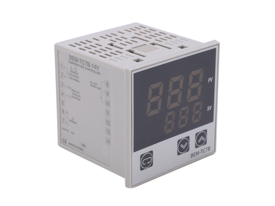 Controlador digital de temperatura PID con alarma