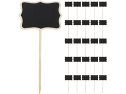 Mini Pizarras De Madera Multicolor, Multifuncionales Y Fáciles De Limpiar, Paquete De 40 Unidades.