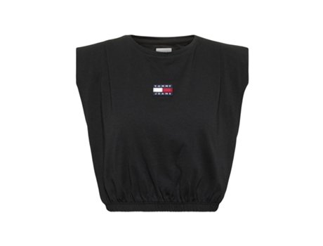 Top TOMMY JEANS (L - Negro)