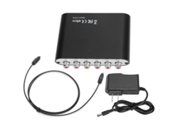 Decodificador de Áudio Metal Ay42a 2.0 Dts 5.1 com Spdif Coaxial e Rca para Ac3 Lpcm Hd