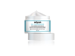 Crema hidratante en gel barrera facial con ácido hialurónico y centella asiática para una piel firme y joven.