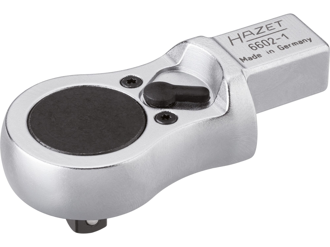 HAZET 6602-1 Cabeza de Carraca Reversible: Cuadrado Insertable 14 X 18 Mm Cuadrado Macizo 3/8 Pulgadas 10 Mm 81 Mm