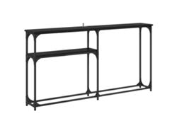 Maison Exclusive - Mesaconsola Roble Negro 146 X 22.5 X 75 Cm Madera De Ingeniería