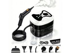Limpiador Vapor Manual 1800w 3 Bares, 6 Regulaciones, Depósito 1l Y 3 Boquillas Para Hogar Y Coche