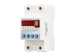 Protector De Voltaje Automático Con Reinicio, Disyuntor De Fuga Ajustable 1-63a Ac230v