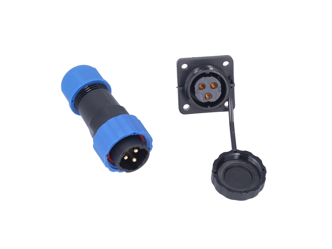 Conector De Alimentación Aérea Cuadrado Impermeable, Enchufe Y Toma De Corriente De 380 V Sp203