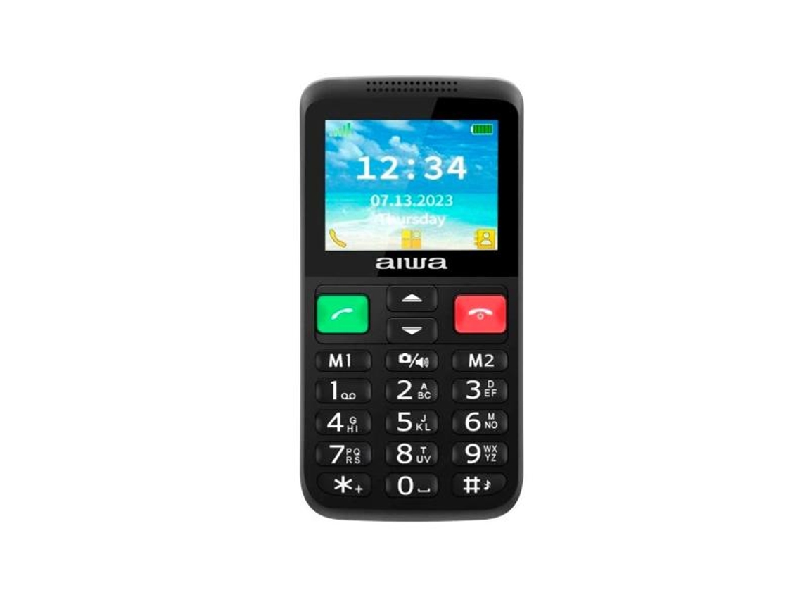Teléfono móvil Aiwa Fph S200 2g negro de 2,4 pulgadas