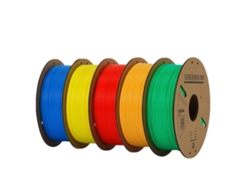Filamento para impresora 3D, 1,75 mm de diámetro, sin burbujas, 5 rollos de colores mezclados OEM