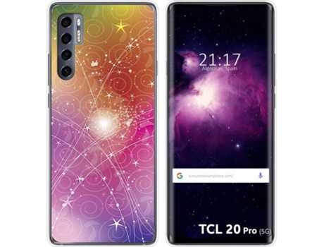 Carcasa TCL 20 Pro 5G TUMUNDOSMARTPHONE Abstracto Multicolor